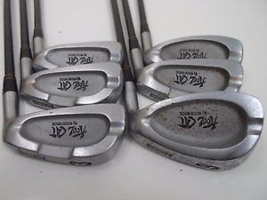 KOOL CAT WOOD BROS FORGED 4 5 6 7 8 9  IRON SET GRAPHITE STIFF G LOOMIS FORMULA image 1