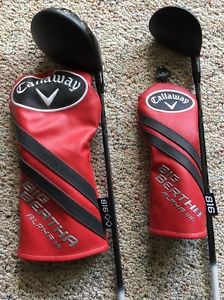 Callaway Big Bertha Alpha 816 Double Black Diamond Driver and matching 3 Wood. image 1