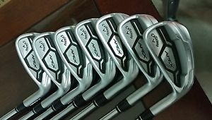 Callaway Apex CF16 iron set (4 -PW) KBS Tour Shaft Stiff, CP2 low taper grips! image 1
