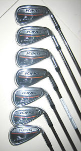 Neu 2017 Cobra KING OVERSIZE Eisensatz 5-PW,SW (7) Lite flex Ironset Graphite image 1