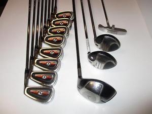 Nike Mens Right Hand Golf Club Set + Callaway Woods  - GR8 DEAL! image 1