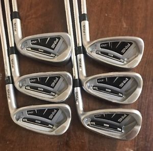 Ping i20 5-PW Iron Set CFS Steel Stiff Flex White Dot RH image 1