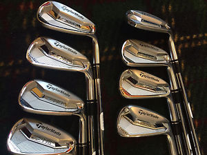 2017 TaylorMade P770 Irons 4-AW KBS TOUR FLIGHTED 130 X-STIFF MINT!!! image 1