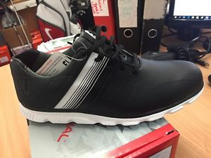 Footjoy Golf DryJoy Casual 2016 Golf Shoes Black/White UK 8 Brand New image 1