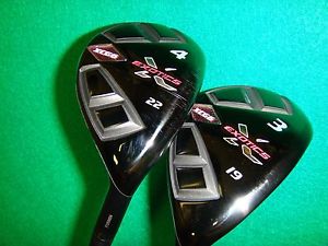 Tour Edge Exotics XCG-6 19 Degree 3 &amp; 22 Degree 4 Hybrids Matrix Regular Flex image 1