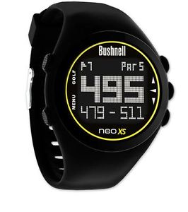 Bushnell Golf neo XS GPS Rangefinder Watch Black Yellow design image 1