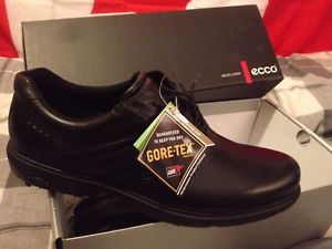 Ecco Mens Classic Goretex Golf Shoes Black - Size UK9 image 1