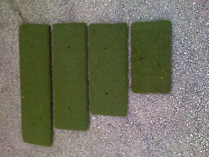 Real Feel™ Golf Mats Golf Mat Strips TWO(2) each 10"x 46" Golf Mat Golf Matt Aid image 1
