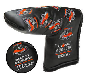 SCOTTY CAMERON 2006 AUGUSTA BLACK Putter Cover from Japan image 1