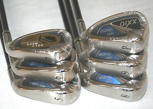 XXIO Series 08 DST 5-PW iron set with XXIO DST regular flex graphite shafts image 1