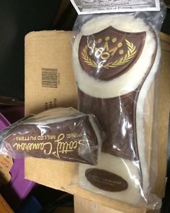 Scotty Cameron 2014 Holiday Winter Fleece Driver Headcover &amp; Putter Head Cover image 1