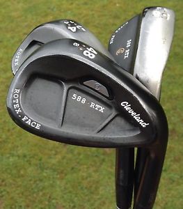 CLEVELAND 588 RTX WEDGE SET - 48, 54 & 58 DEGREE image 1