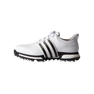 Adidas 16 Tour 360 Stimulant BOA Chaussures De Golf Pied Large Blanc/Noir/Argent image 1