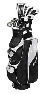 Tour Edge Ladies Moda Silk Set Black/White +1" Right Hand image 1