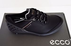 New ECCO Mens Cage Golf Shoes – Black(132504-01001) image 1