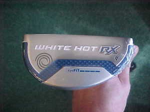 NEW 2016 ODYSSEY WHITE HOT 9 MALLET PUTTER 35 SUPERSTROKE 3.0 SLIM, HEADCOVER image 1