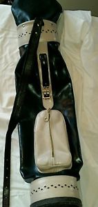 Vintage Leather 1920's Hickory Golf Bag image 1