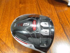 NEW RH TaylorMade R15 12* 460cc Driver HEAD ONLY - FREE FAST SHIP image 1