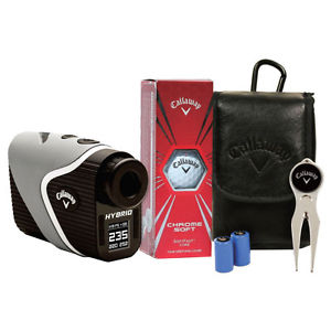 NEW Callaway Golf Hybrid Laser GPS Rangefinder Power Pack w/ Chrome Soft Balls image 1