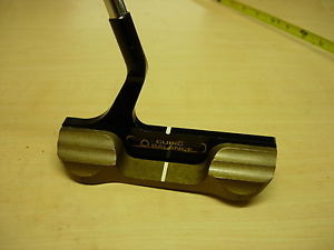new, unhit 1990's Cubic Balance CNC Brass/Aluminun High Moment Putter image 1
