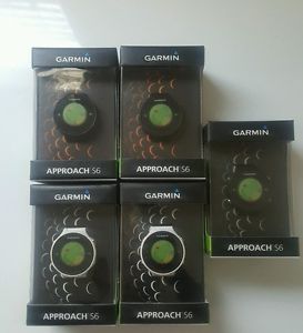 5 Garmin Golf- Approach S6 GPS Watches 2 White, 1Black &amp; 2 Blk/Orange image 1