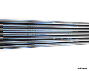UST MAMIYA ACTION ULTRALITE GRAPHITE 4-PW IRON SHAFTS SENIOR FLEX .370TIP-SH1188 image 1
