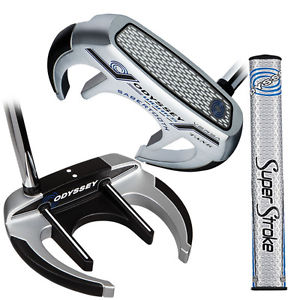 Odyssey Works Versa Versa Sabertooth W/ Super Stroke Grip Putter NEW image 1