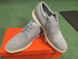 Nike Lunar Clayton Golf Shoe UK 9 Grey Suede image 1
