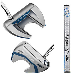 Odyssey White Hot RX V-Line Fang W/ Super Stroke Grip Putter NEW image 1