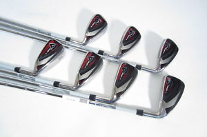 Nice! CALLAWAY RAZR X HL IRONS (4-PW) IRON SET w/Steel UNIFLEX Shafts image 1