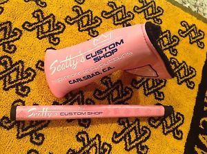 Scotty Cameron Pink Custom Shop Head Cover & Grip Combo image 1