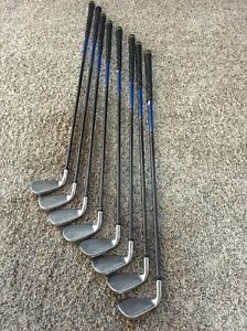 Callaway X2 Hot Iron Set X2Hot - 4-PW, AW - Regular Flex Graphite +0.5" Long image 1