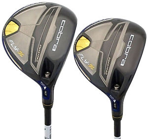 COBRA Left Handed FLY Z Blue 3-4 & 5-7 Wood Set Adjustable 13°-20° Regular 2015 image 1