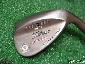 Rare Tour Issue Raw Titleist Vokey SM4 54-11 54 degree Sand Wedge SW KBS image 1