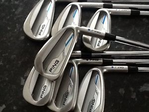 PING i E1 IRONS 4/PW REG SHAFTS 2 ROUNDS OLD GENUINE BARGAIN. image 1