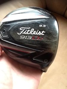 Used TITELIST 913d2 DRIVER Upgraded MOTORE F3 Stiff FLEX GRAPHITE image 1