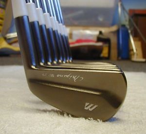 MIZUNO MP 29 3-PW BLUEPRINTED BLACK CHROME SPINE ALIGNED S300 STIFF AWESOME image 1