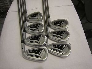 Ping i20 Iron Set - 7-PW + UW + SW + LW - Soft Regular Senior Graphite Black Dot image 1