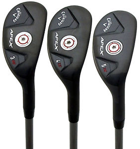 Callaway APEX 3 4 & 5 Hybrid Set Kuro Kage Regular Shafts 2016 image 1