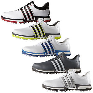 ADIDAS DE HOMBRE TOUR360 AUMENTO ZAPATOS GOLF ANCHO CUERO IMPERMEABLE TALLAS 16 image 1