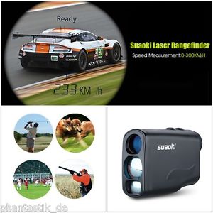 Pro Suaoki 600m Laser Rangefinder 6x Magnification for Golf Hunting Car Racing image 1