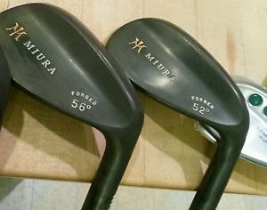 Miura Black Series Wedge set  52 and 56 degree Nippon NS-PRO Stiff GP NDMC image 1