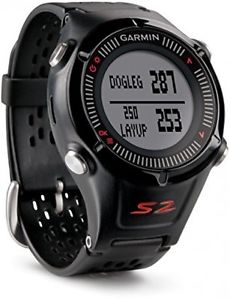 Garmin Approach S2 GPS Golf Watch - Black/Red Garmin Approach Golf FREE POST UK image 1