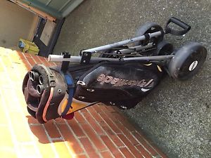 Ping Golf Clubs + Trolley & Footjoy Shoes image 1
