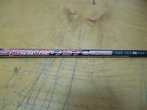 Tour Issue Fujikura Speeder 757 Evolution Tour Spec R flex 46" uncut .335 shaft image 1