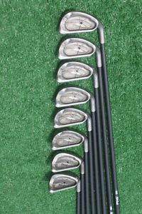 PING ISI-S BLACK DOT 4-9 + SW + LW IRON SET R/H PING U44 SENIOR FLEX GRAPHITE image 1