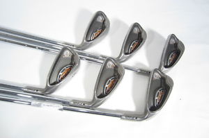 PING G10 Black Dot IRONS (7-PW,UW,SW) IRON SET w/AWT Steel REGULAR Flex image 1
