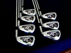 Callaway X-Tour Forged 4-PW Irons Steel Rifle Stiff Flex Iron Set image 1