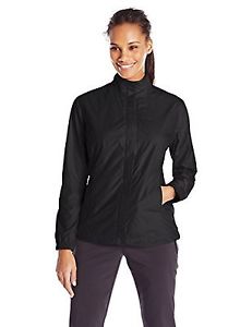 Callaway Womens Golf Tournament Long Sleeve Wind Jacket, Caviar, X-Large image 1