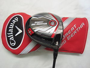 Grt Callaway Great Big Bertha 10.5* Adjustable Driver Bassara Reg w/cover,wrench image 1